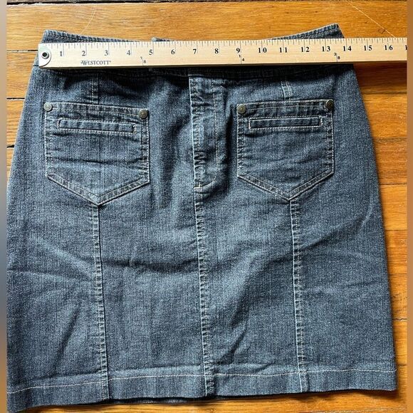 Women’s denim skirt size 2 Tribal Denim with Stretch - Picture 3 of 7